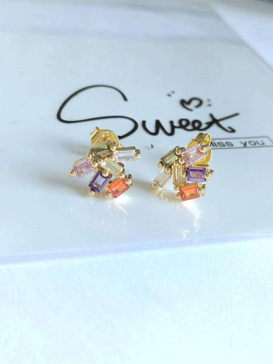 Boucle d oreille en acier inoxydable – photo 2